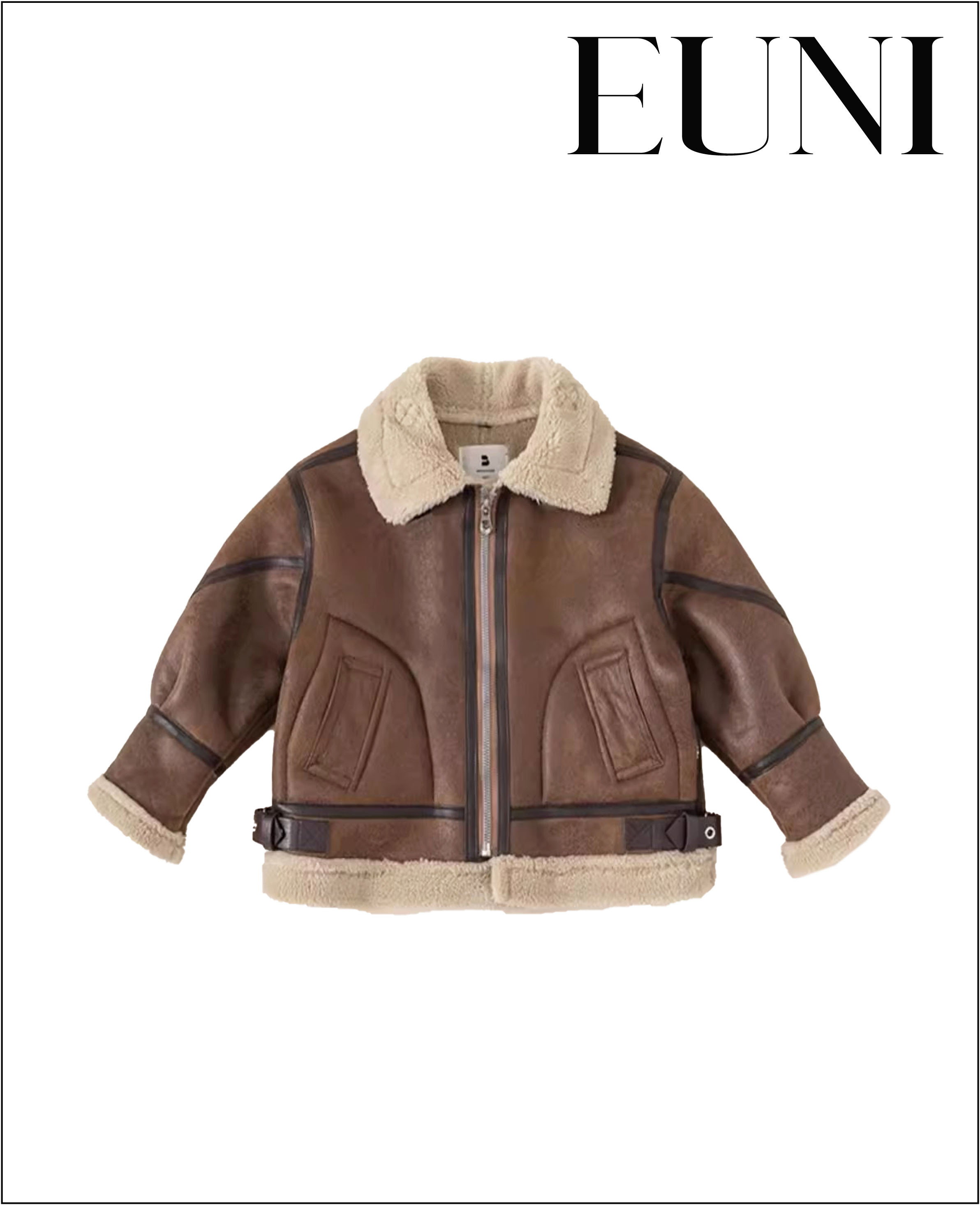 麂皮潮酷機車外套