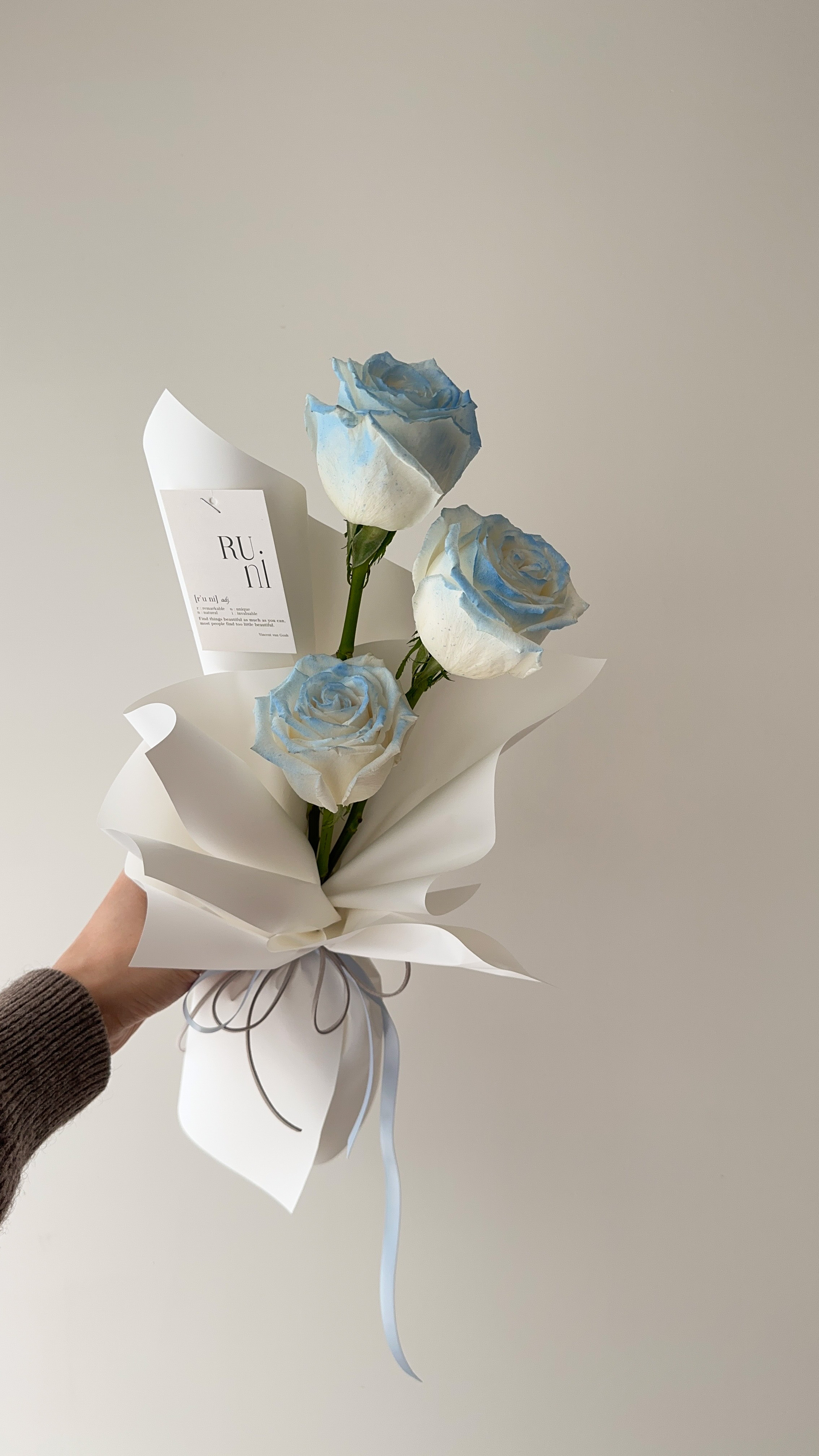 RUNI情人節花束-特殊噴色進口玫瑰花束（多色可選！）