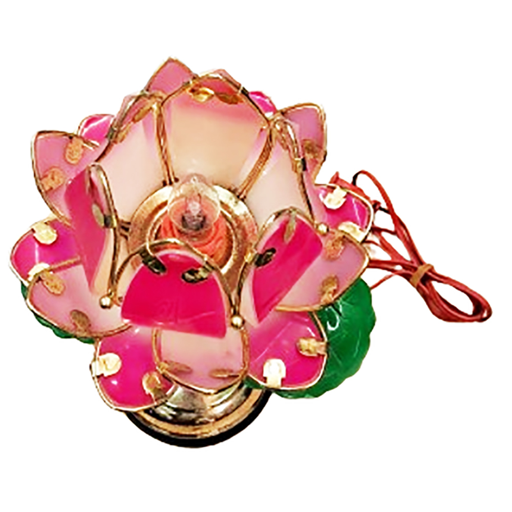 蓮花燈1座  28.5 公分{展示品出清}【十方】145868