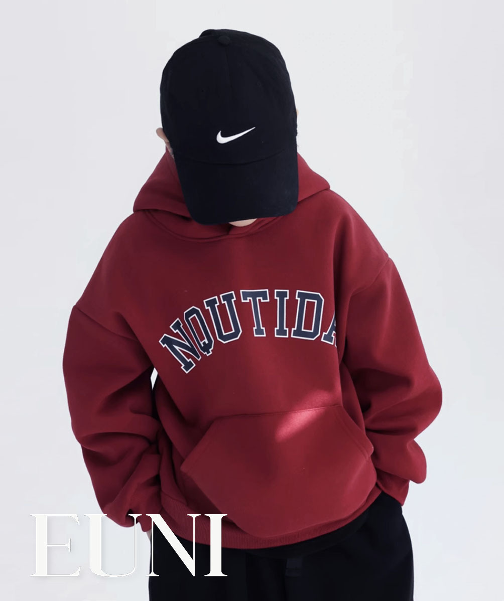 紅色NT連帽長袖