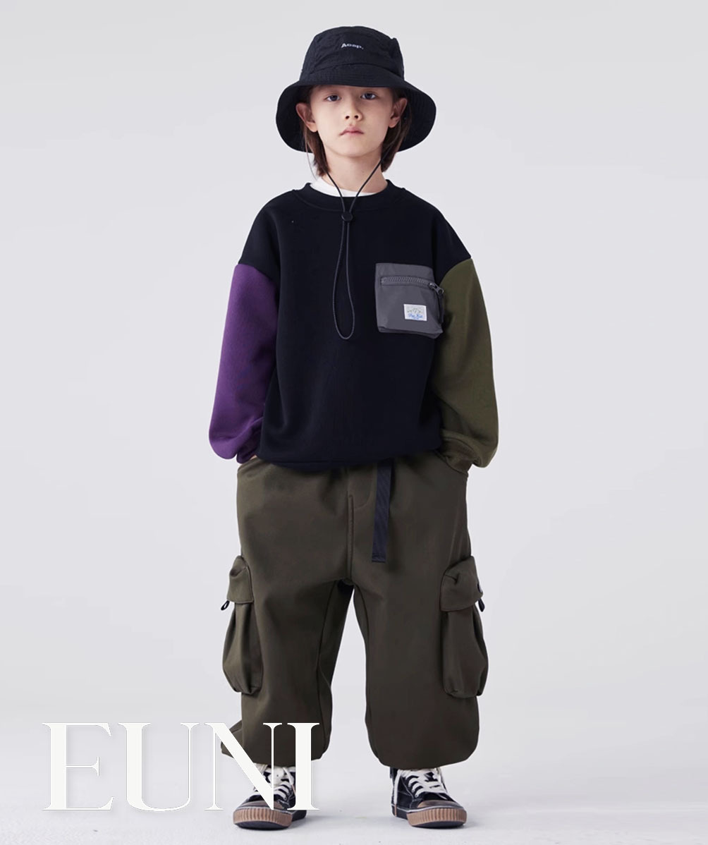 山系口袋寬鬆長袖梯