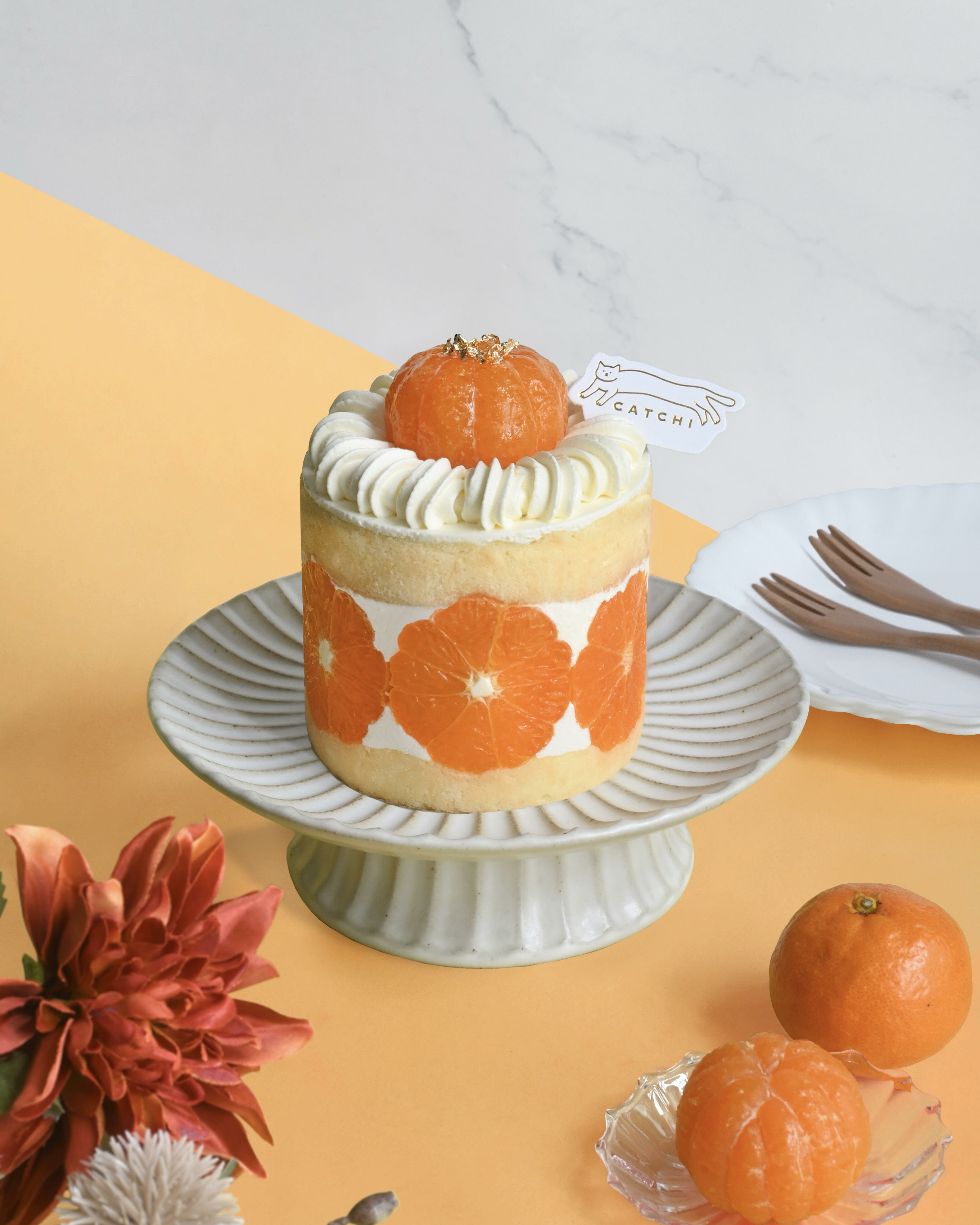 [Come Back!] Japanese Mikan x Greek Yogurt Mochi Chiffon Cake