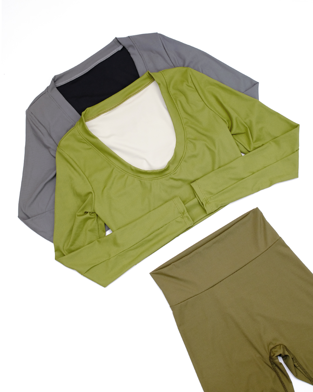 【羅紋煙粉】​CELA 防曬圓領長袖罩衫