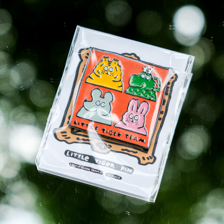 ericoco 小虎day｜金屬徽章｜小虎day隊員