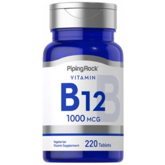 【Piping Rock 】 Vitamin B-12 維他命B12 1000mcg 220錠