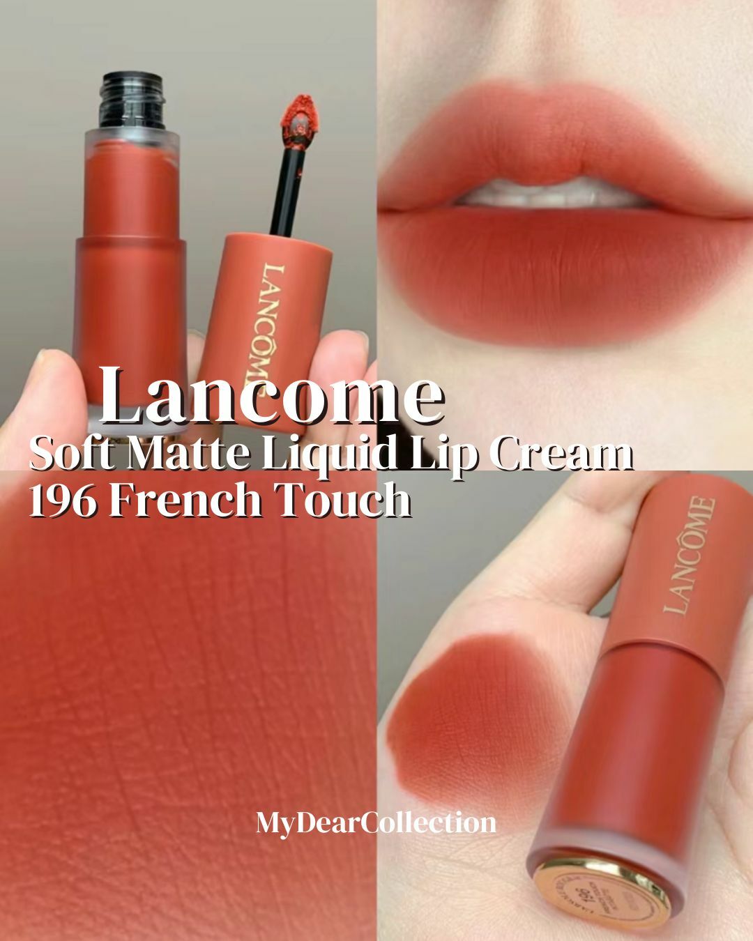 現 貨 | Lancome Soft Matte Liquid Lip Cream ~ 196 French Touch