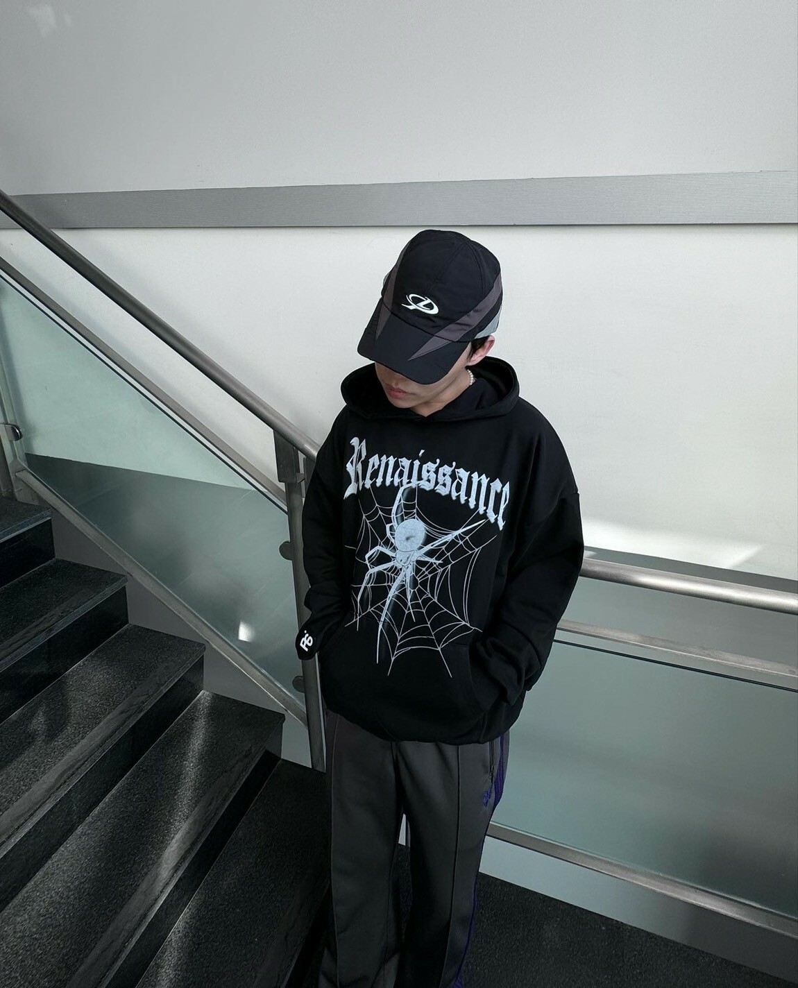 RENAISSANCE 蜘蛛網 標語Logo 幻影旅團帽T ‘’ Grateful Mistake Hoodie ‘’