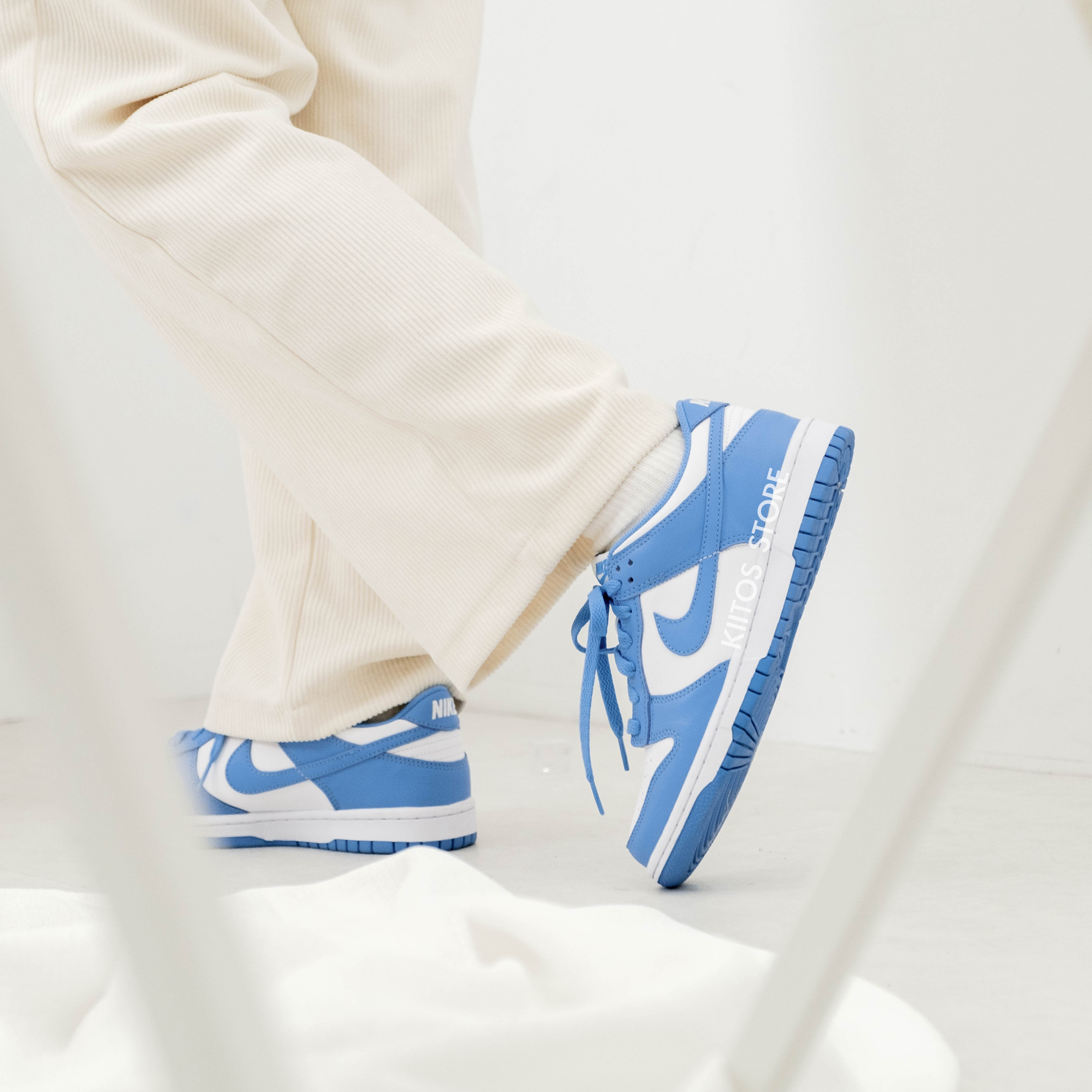 現貨  Nike Dunk Low UNIVERSITY BLUE GS 北卡藍 大童款 CW1590-103