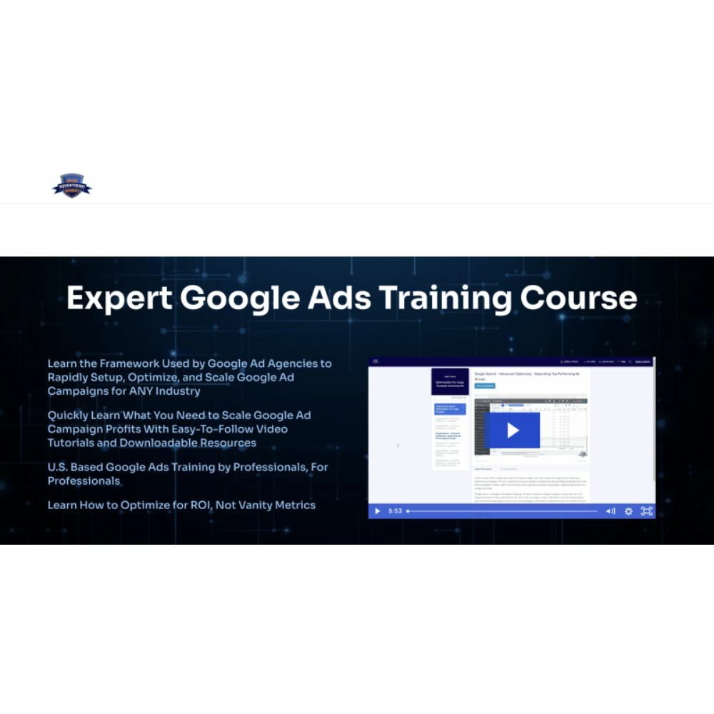 Google Ad Course Google Ads Training Course Bundle by Online Advertising