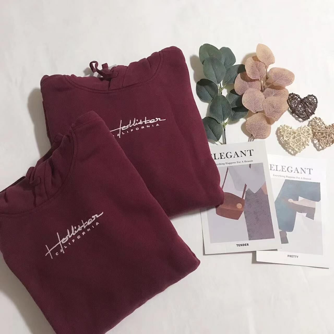 HOLLISTER MIDDLE LOGO HOODIES絕版款