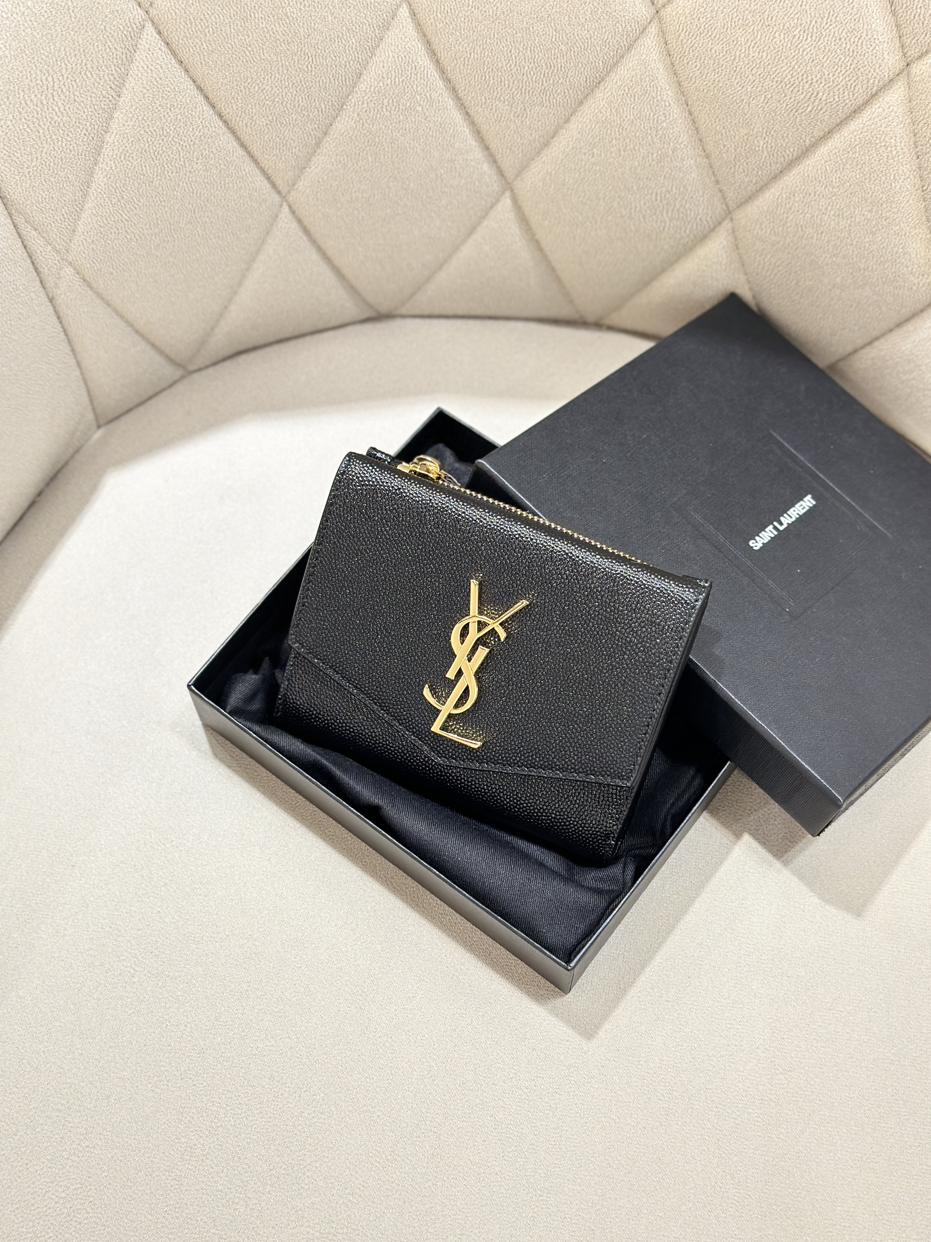YSL Uptown Compact Wallet