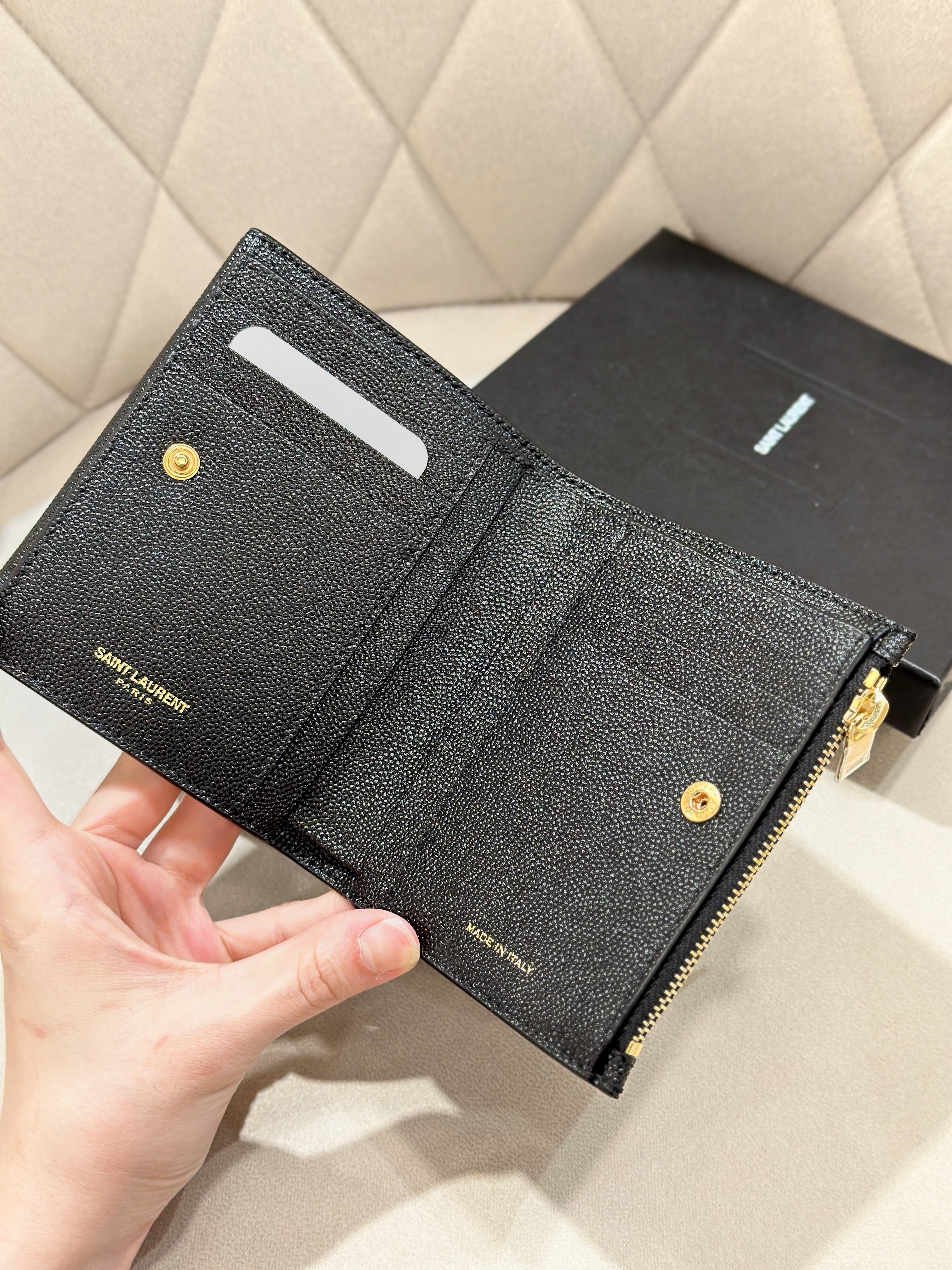 YSL Uptown Compact Wallet