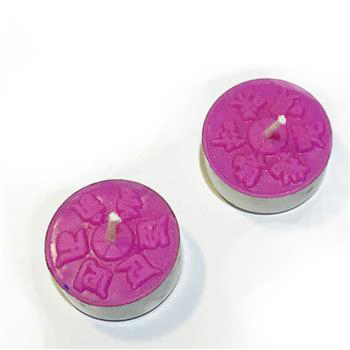 六字真言甘露酥油粒{鐵盒}紫色1584入【十方】153251