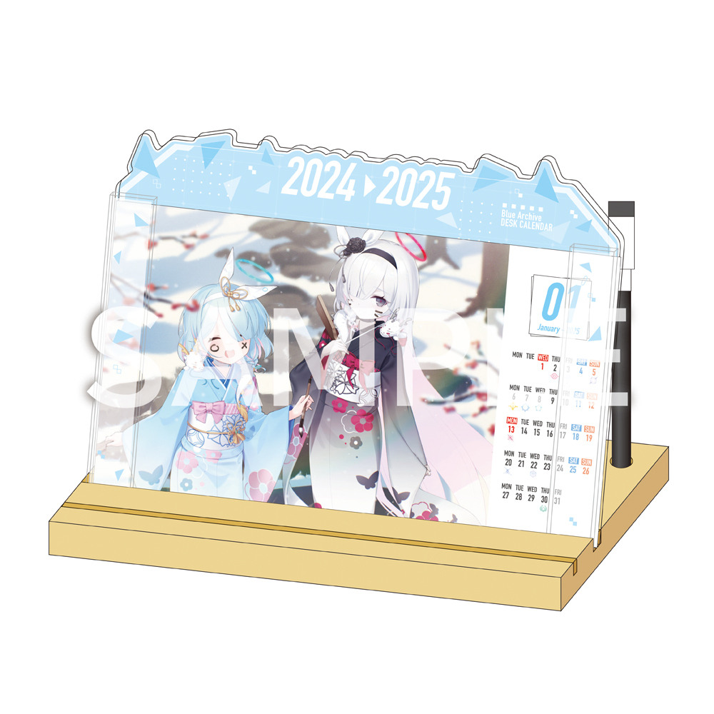 「ACG.GO」「預購」蔚藍檔案 Blue Archive 3周年紀念 桌上月曆2024