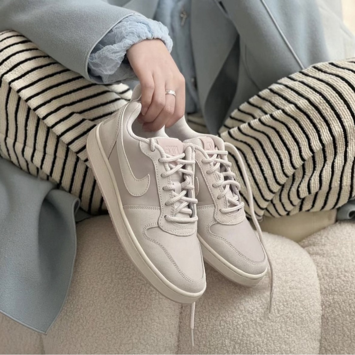 Nike Court Brough Low 奶茶色 麂皮 女款 小Dunk 861533-101/預購