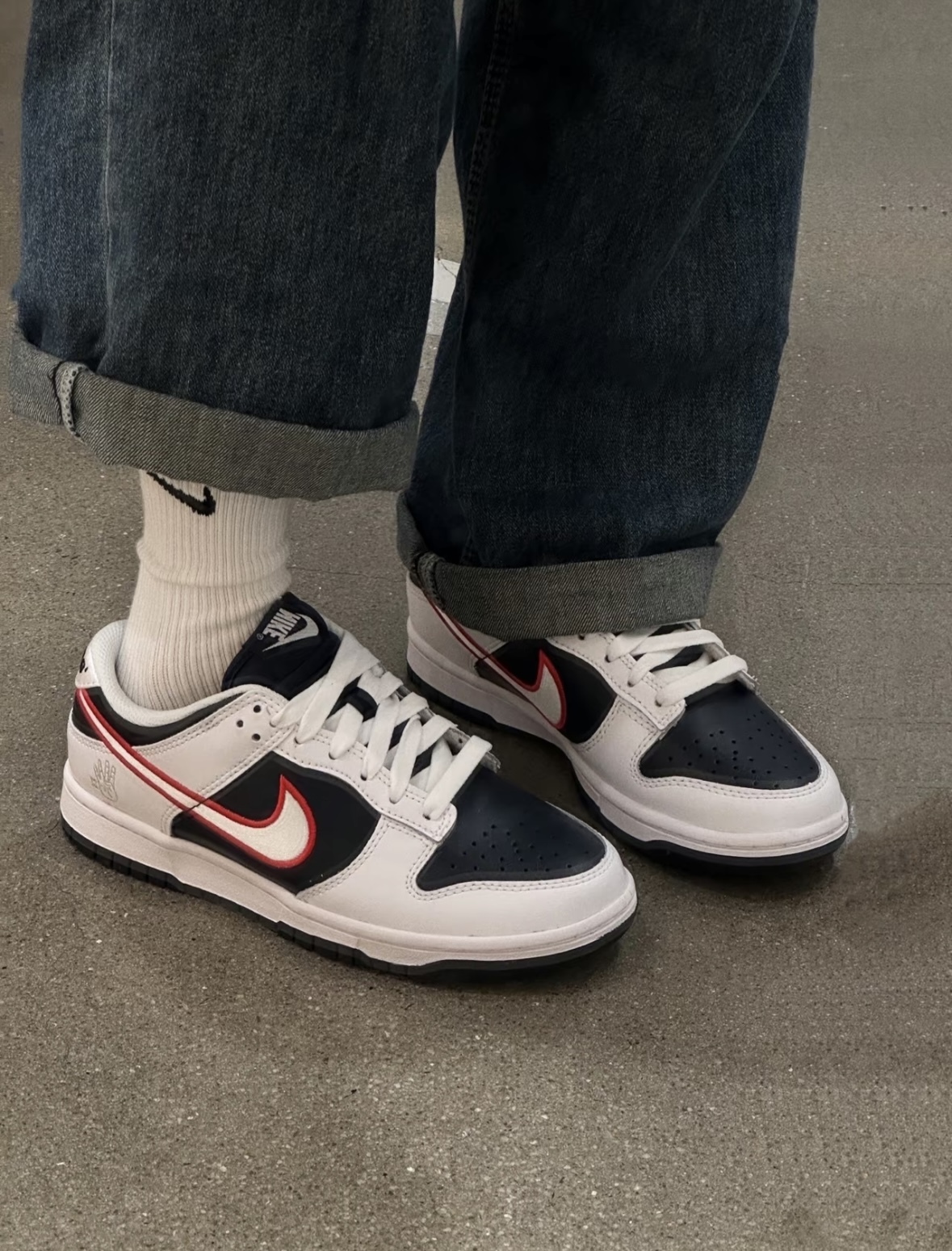 Nike Dunk Low 休士頓彗星 海軍藍 白色 皮革 女款 DZ2780-100/預購