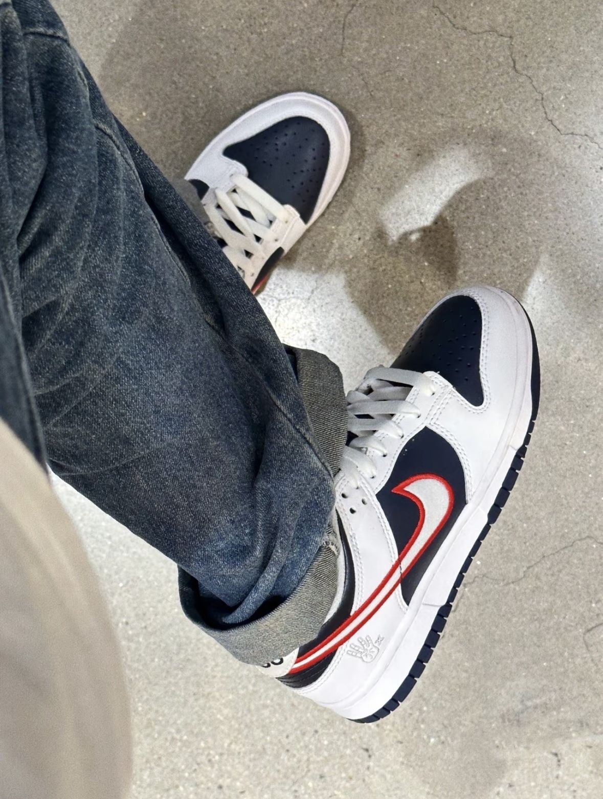 Nike Dunk Low 休士頓彗星 海軍藍 白色 皮革 女款 DZ2780-100/預購