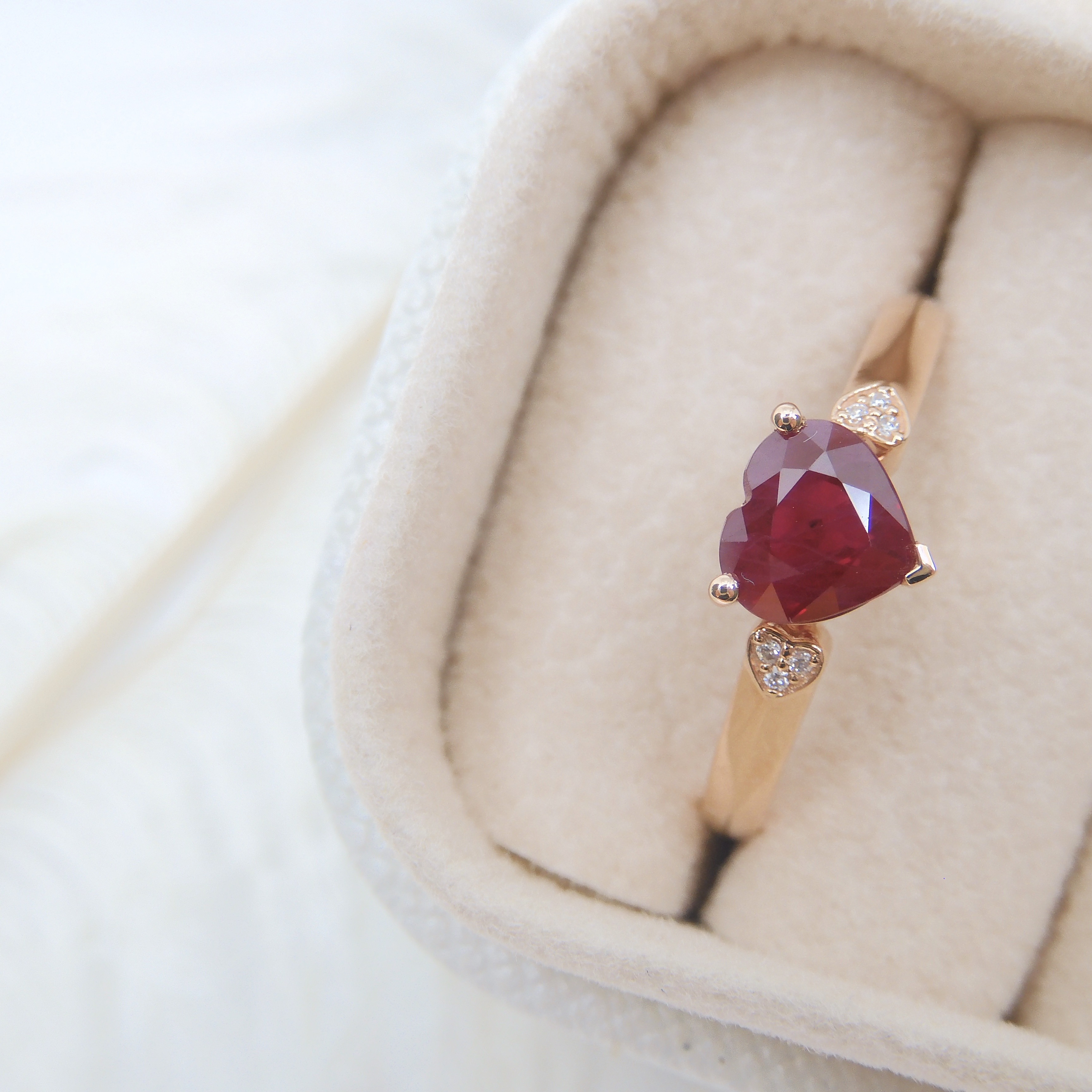 18K金 1.17ct 紅寶石戒指 (配國際證書)