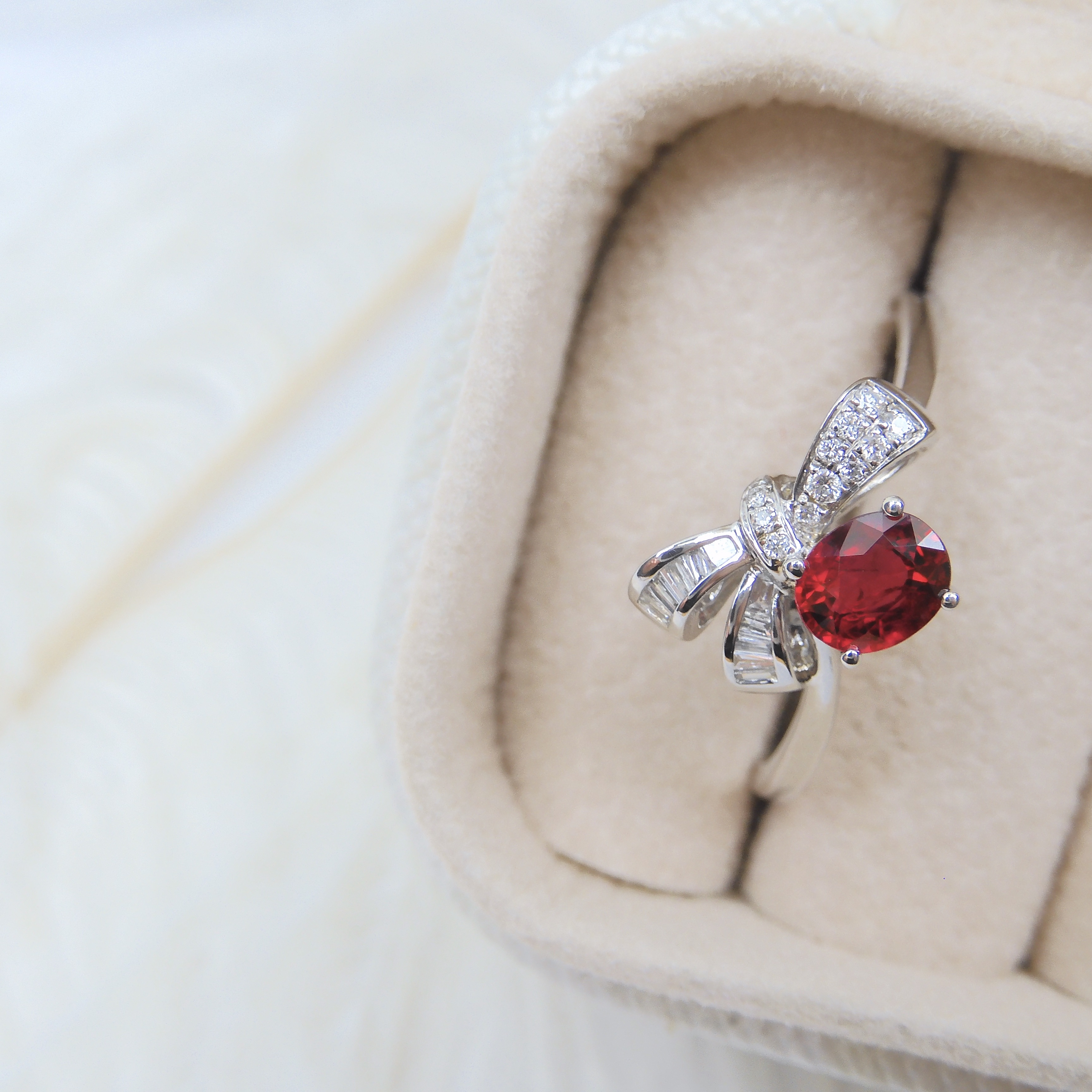 18K金 0.58ct 紅寶石戒指 (配國際證書)