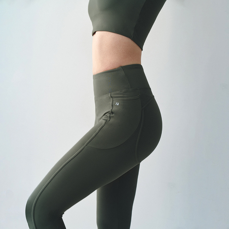 【JinOxy 極奧】Plus Ultra Leggings 瑜珈褲 莫蘭迪綠