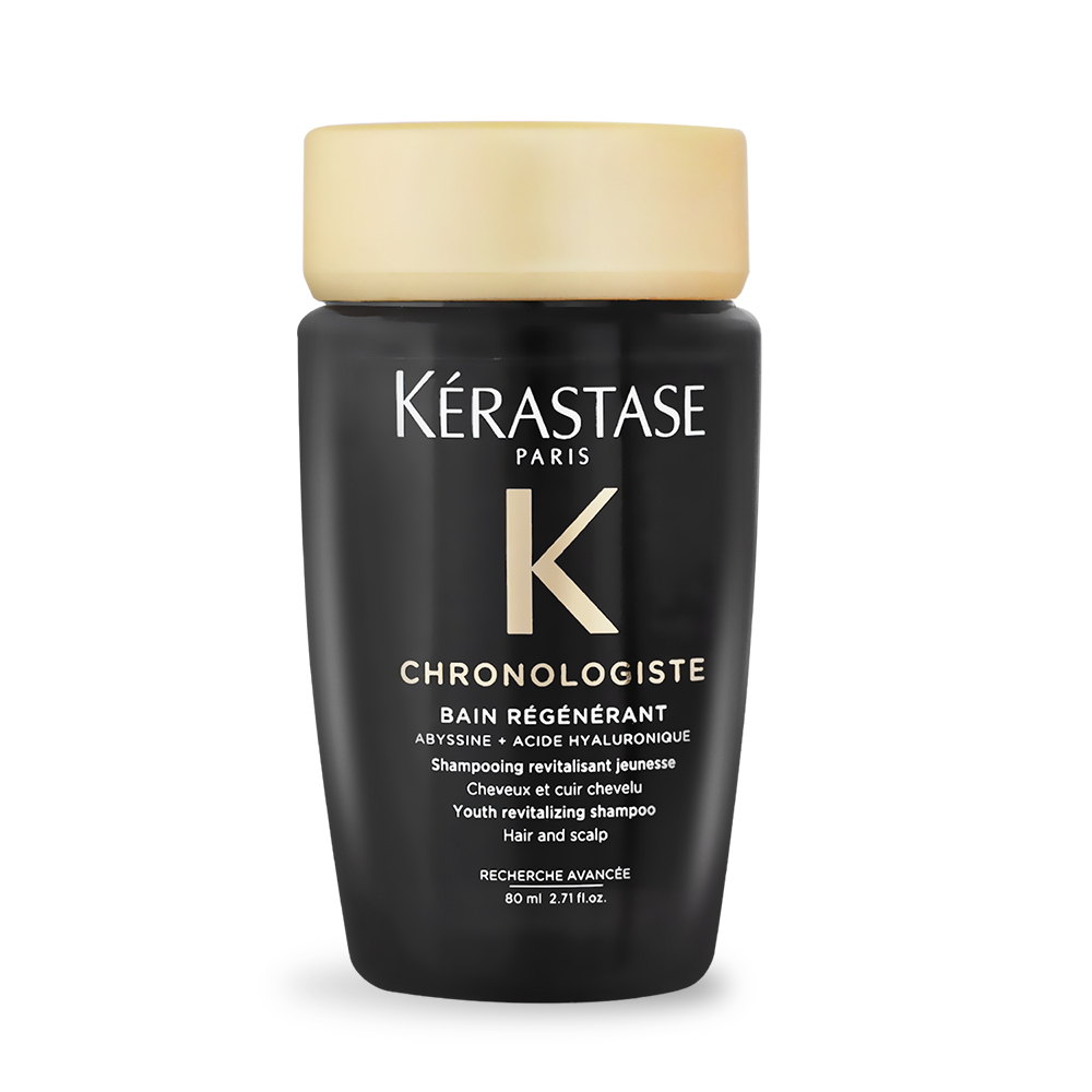 KERASTASE 卡詩 黑鑽極萃逆時髮浴(80ml)-國際航空版