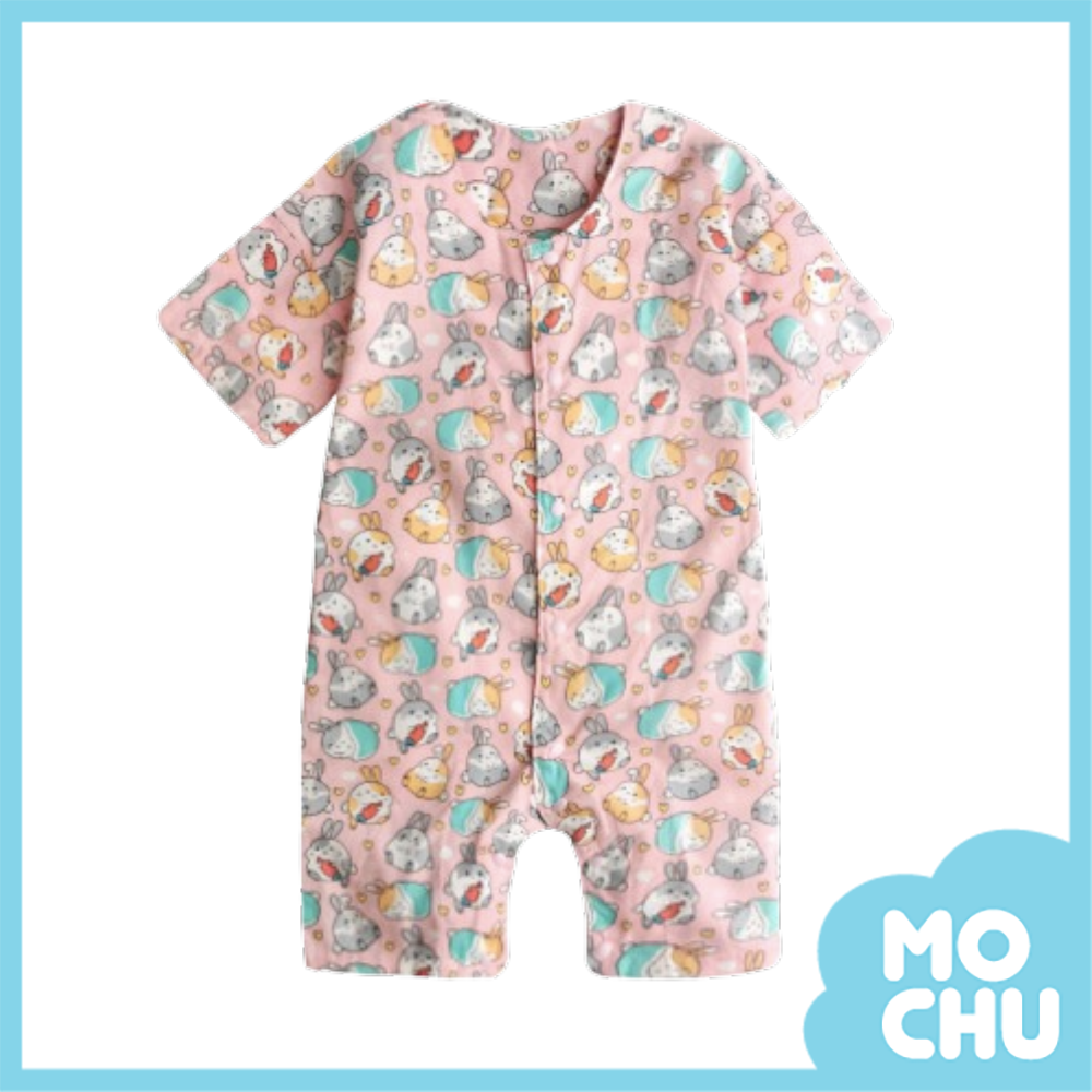 粉底兔子日系連身衣