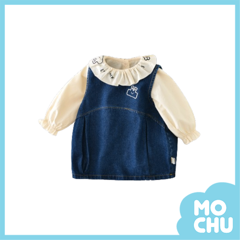 兔子蘿蔔大翻領兩件式套裝