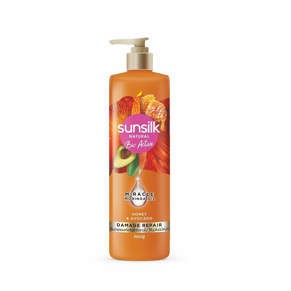 Sunsilk Natural Bio Active系列洗頭水 380ml  橙色-改善乾燥受損