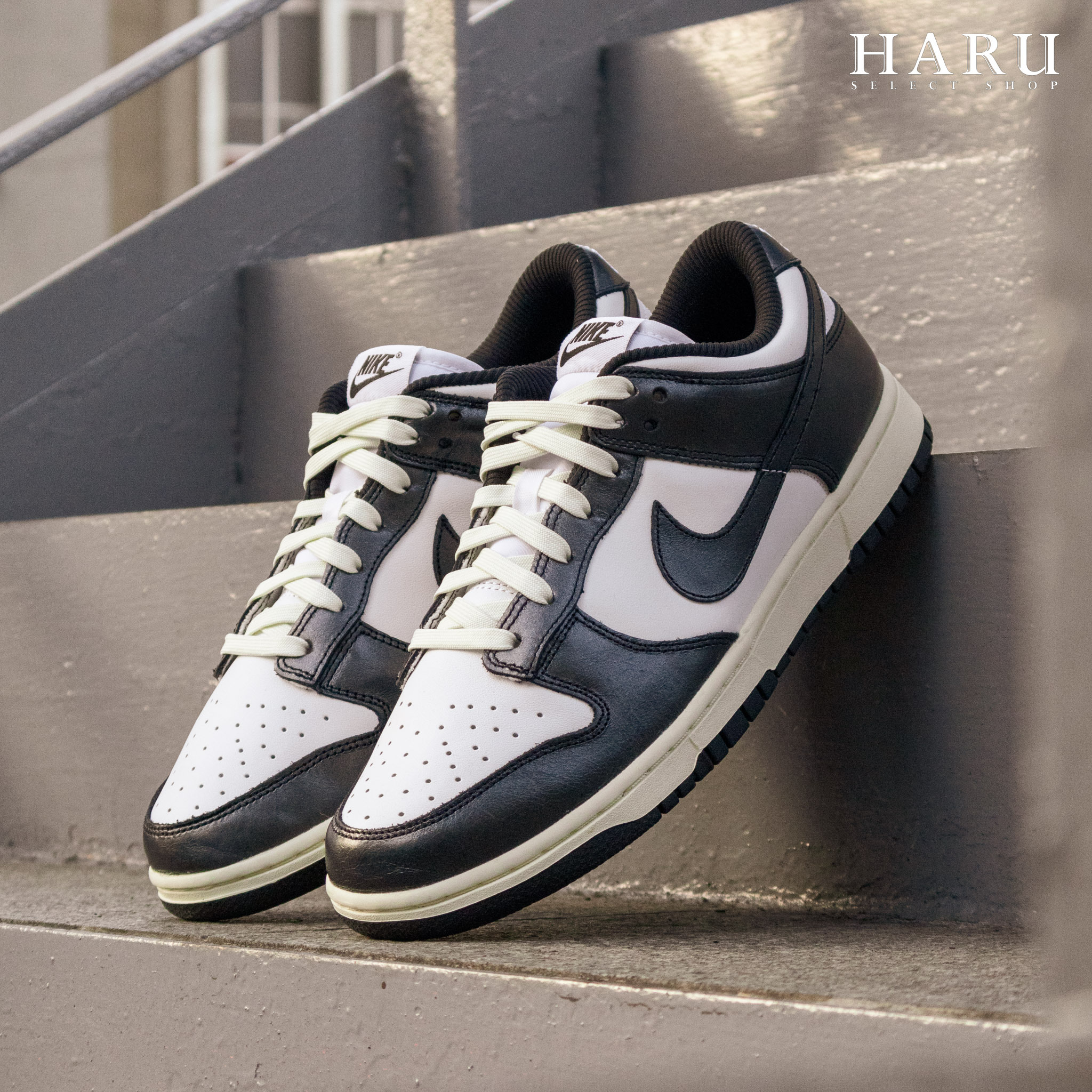 NIKE DUNK LOW VINTAGE PANDA 黑白 奶油底 仿舊 女生復古休閒鞋 有男生尺碼 FQ8899-100