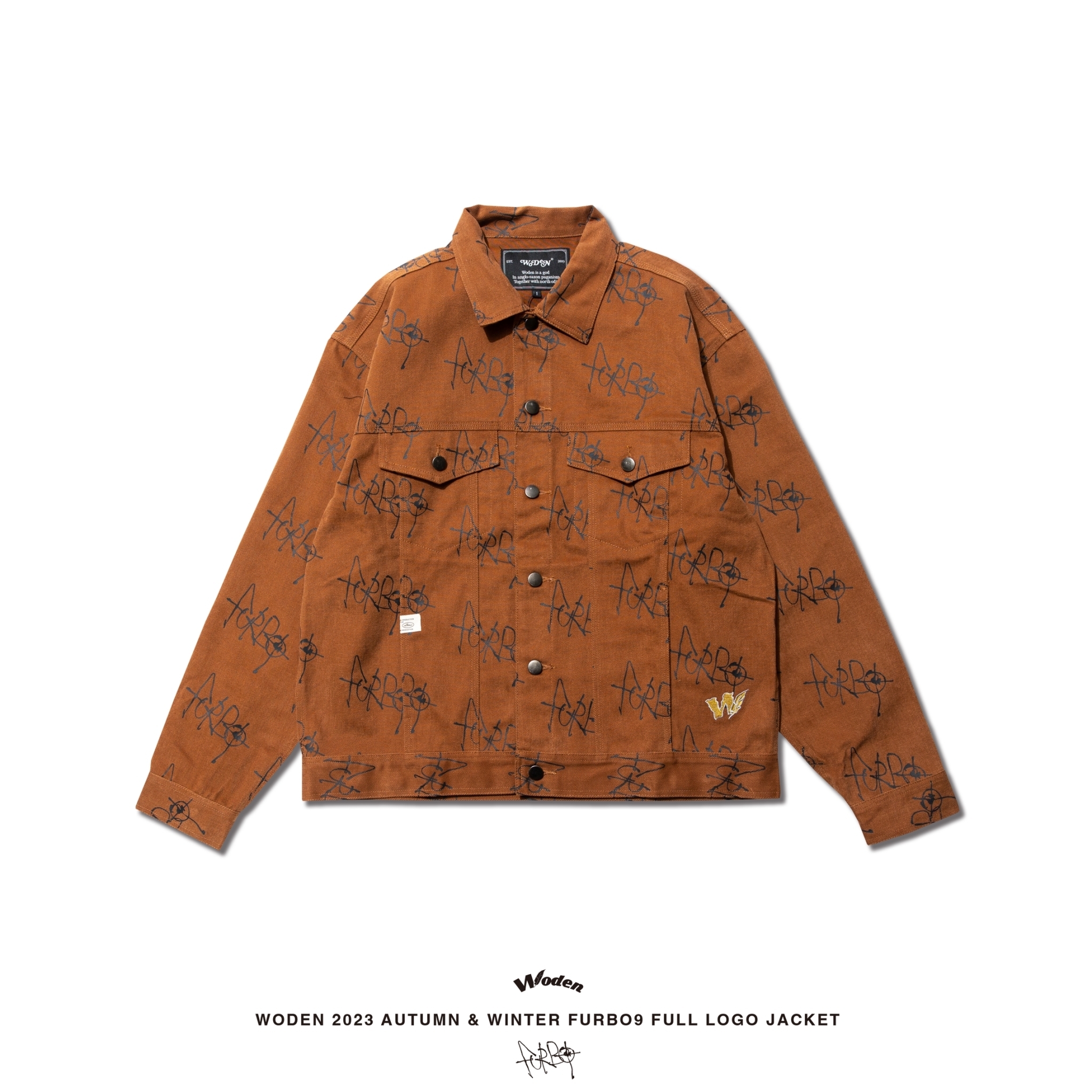 WODEN 2023 Autumn & Winter 064 Furbo9 Full LOGO Jacket