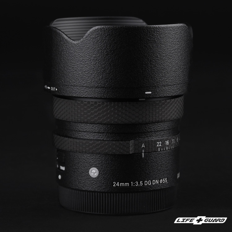 LIFE+GUARD  SIGMA 24mm F3.5 DG DN 專用黑色砂紋貼膜產品圖