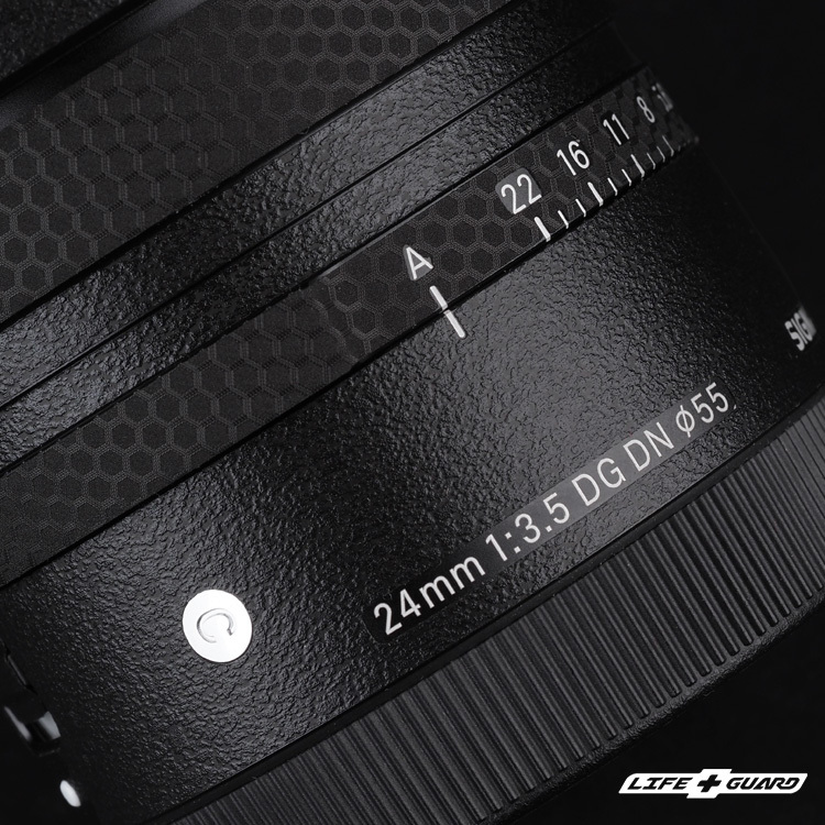 LIFE+GUARD  SIGMA 24mm F3.5 DG DN 專用黑色砂紋貼膜產品圖