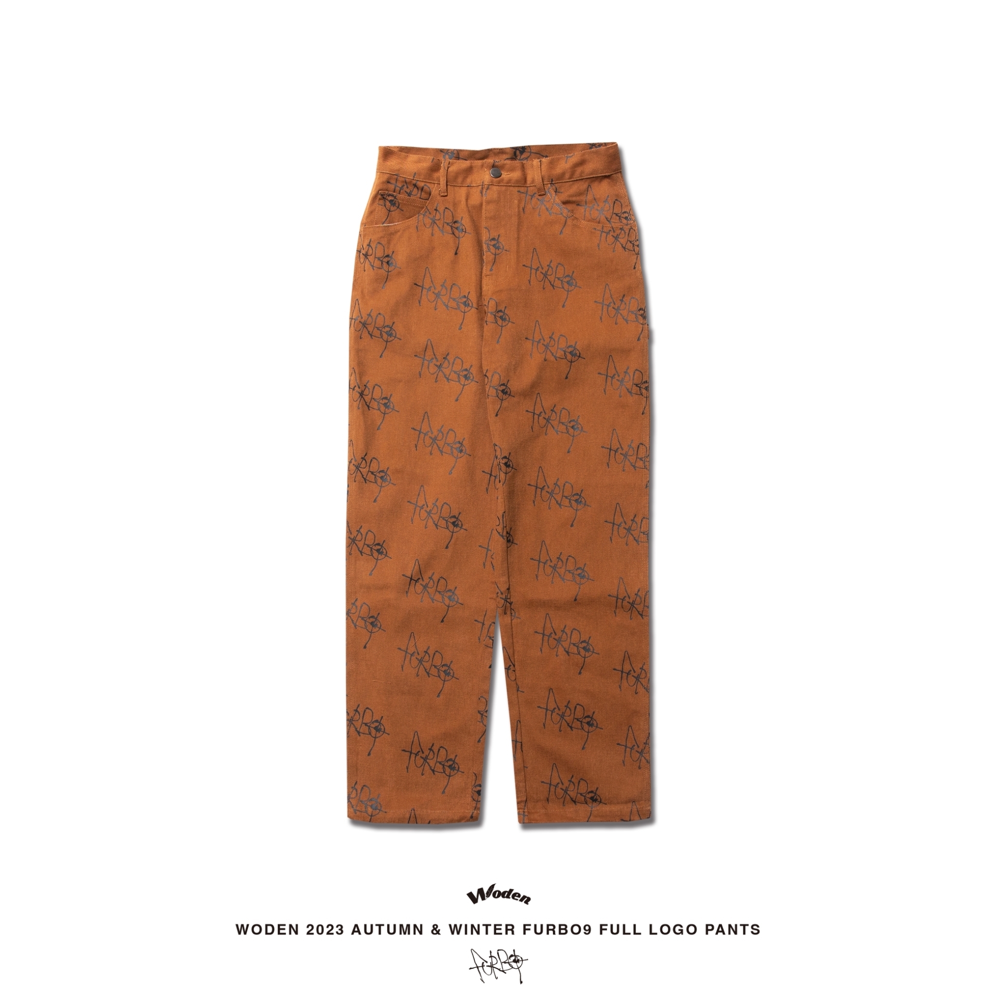 WODEN 2023 Autumn & Winter 065 Furbo9 Full LOGO Pants
