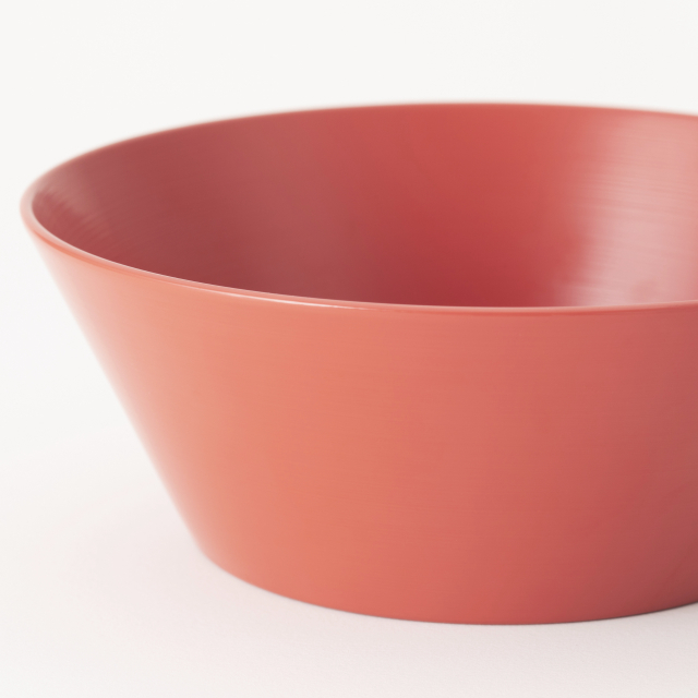 中川政七-RIN&CO. 越前硬漆深碗 / M /紅02