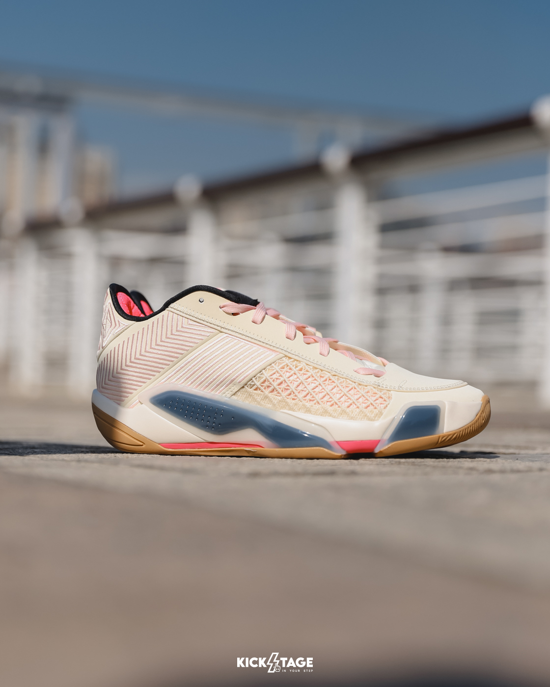 男女鞋 NIKE AIR JORDAN XXXVIII LOW PF 米粉藍 38代 低筒 包覆 緩震 實戰 籃球鞋【FD2325-100】AJ38