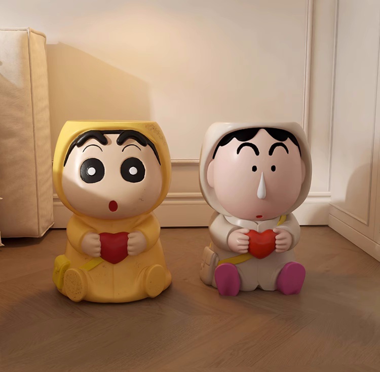 卡通蠟筆小新阿呆換鞋凳