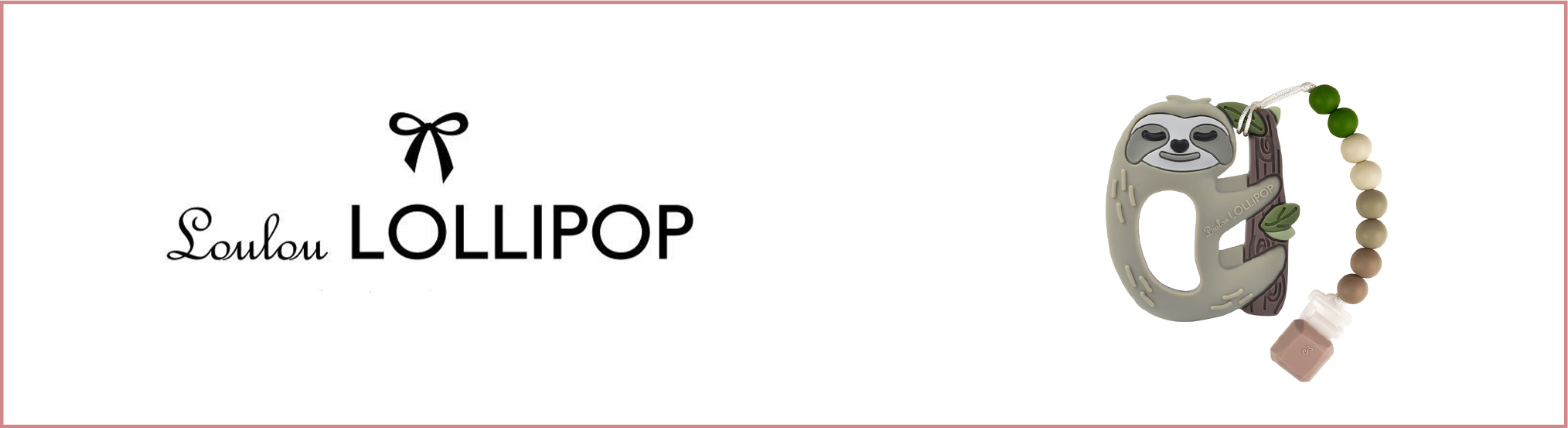 ulou-lollipop固齒器奶嘴鍊