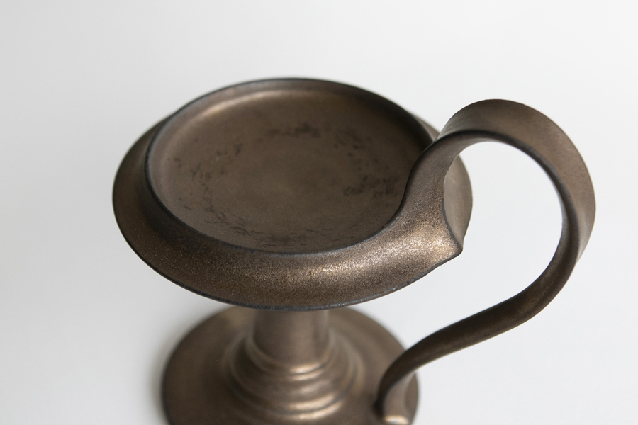 竹口要-附手把燭台　砂金色Ｂ