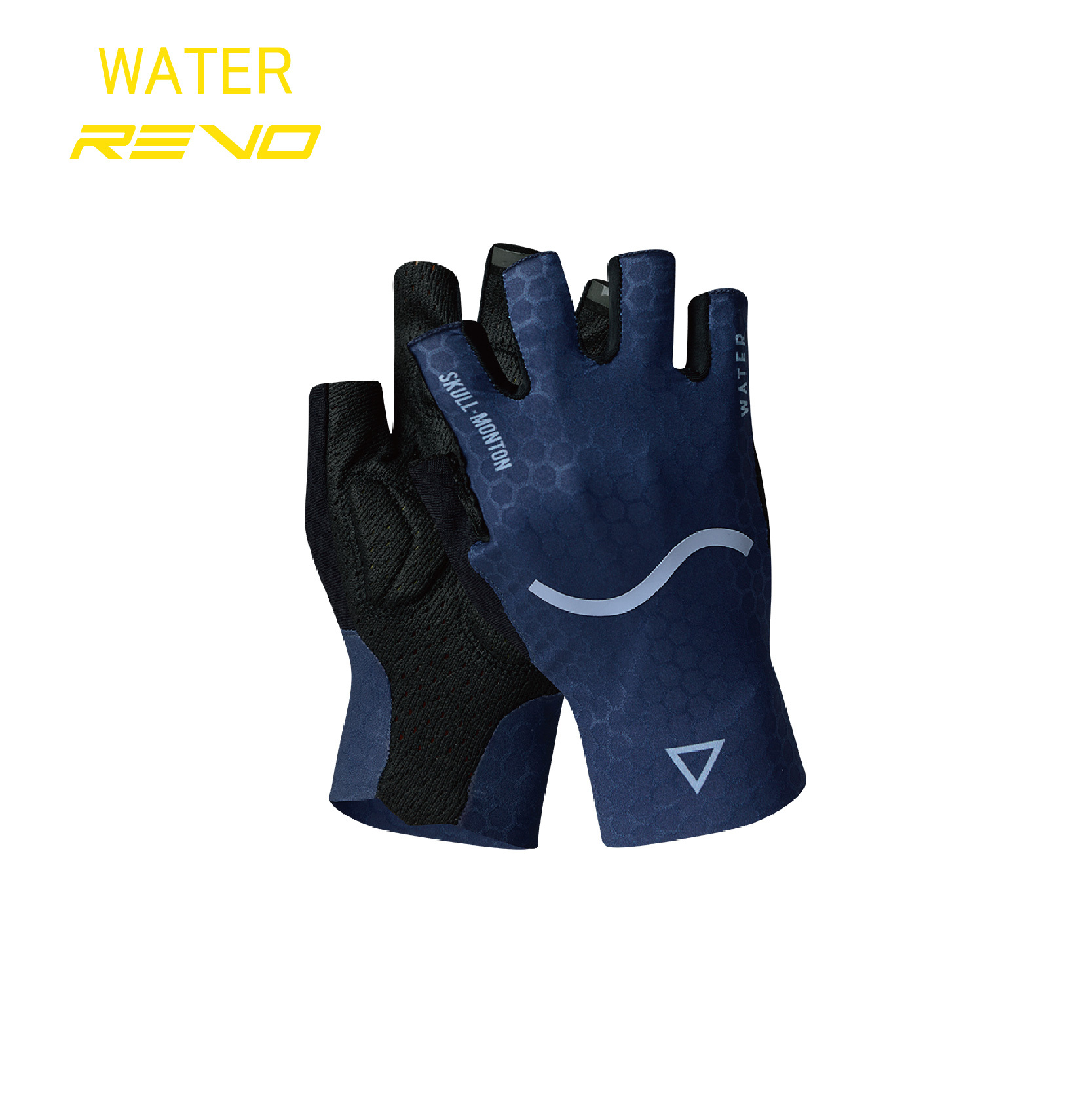 24.WATER深藍短指手套