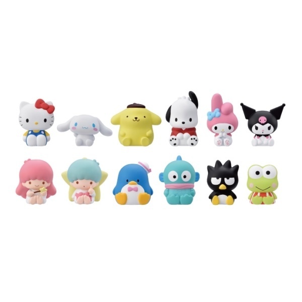預訂2024/5月 Sanrio サンリオキャラクターズ ソフビパペットマスコット【1BOX12パック入り】