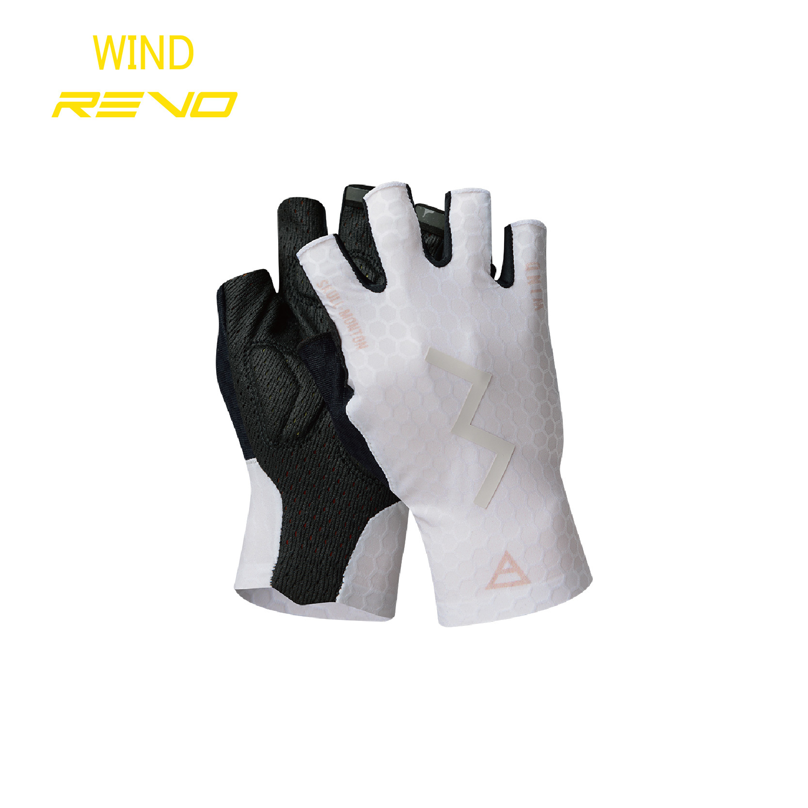 24.WIND米白短指手套