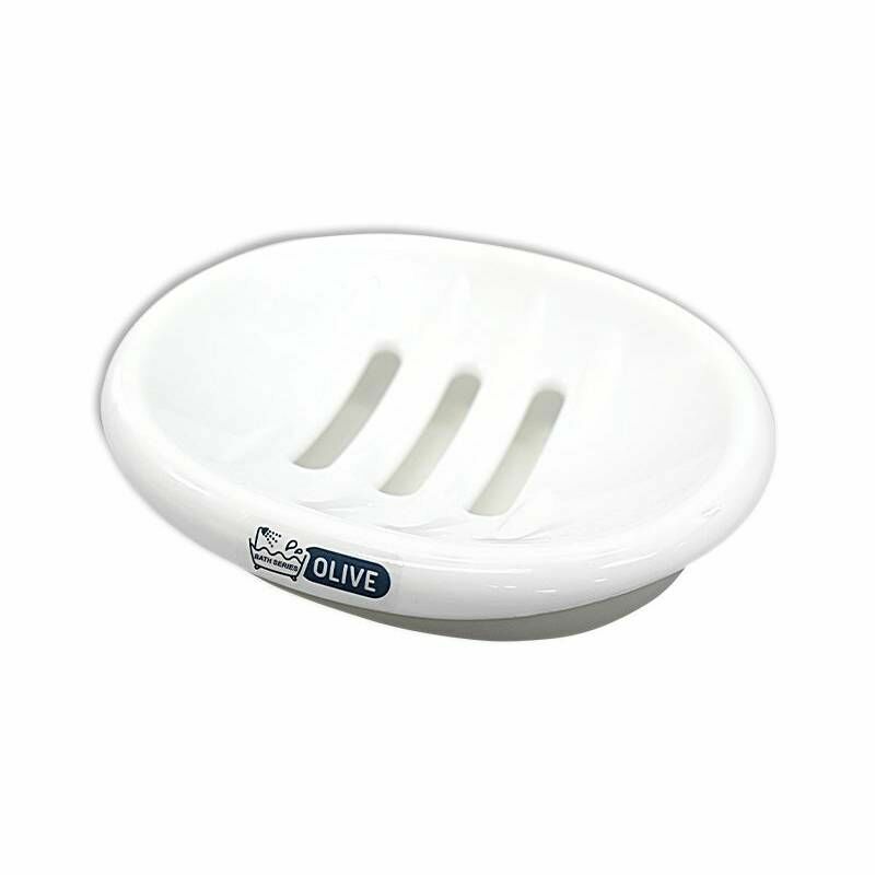 OLIVE肥皂盒/白 13.3x3.5x10.6cm