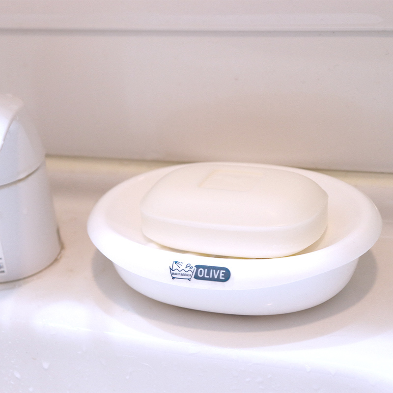 OLIVE肥皂盒/白 13.3x3.5x10.6cm