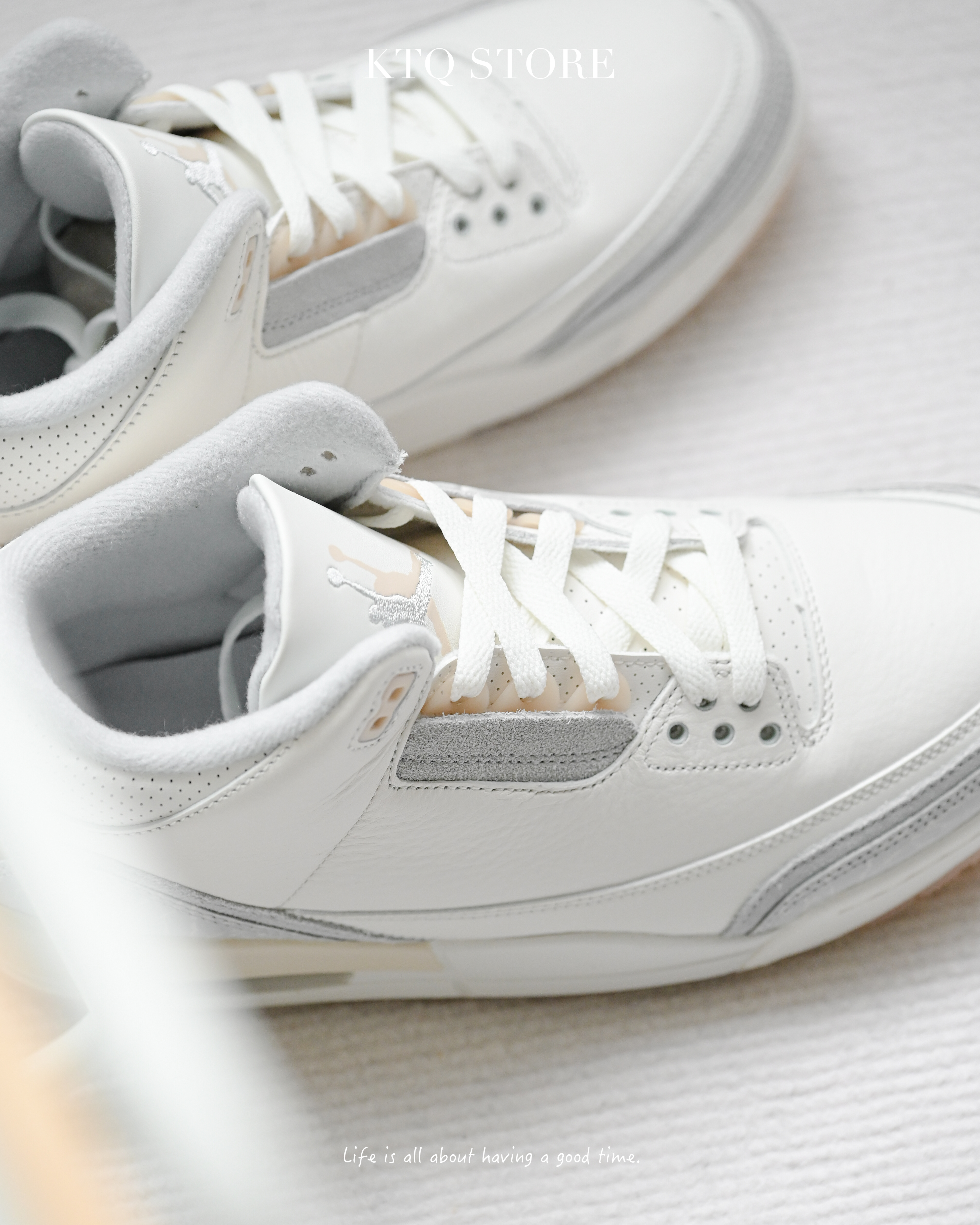 KTQ STORE ‧ Air Jordan 3 Craft "Ivory" 象牙白 FJ9479-100