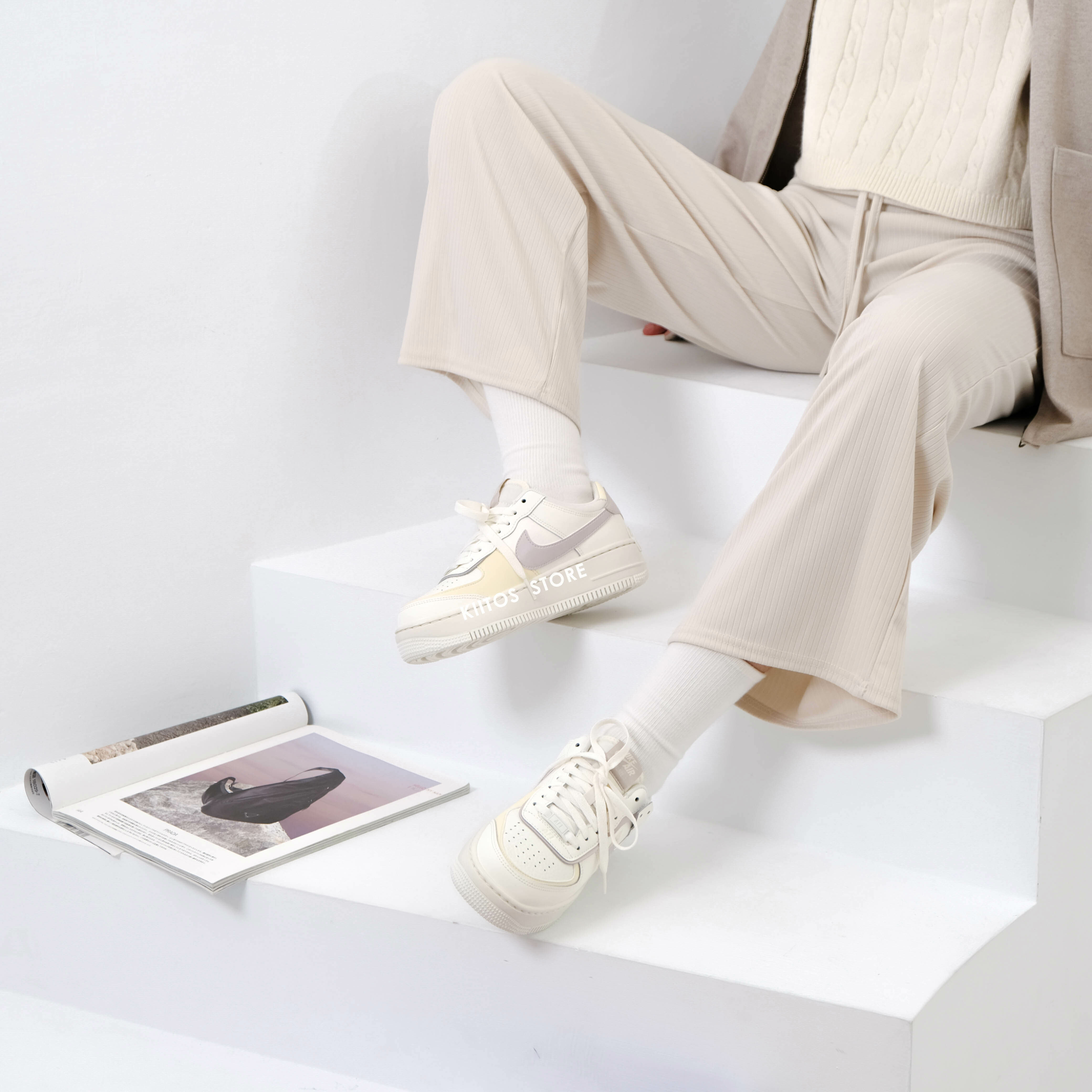 NIKE AIR FORCE 1 LOW SHADOW 'SAIL PLATINUM VIOLET' 奶油芋泥 DZ1847-104