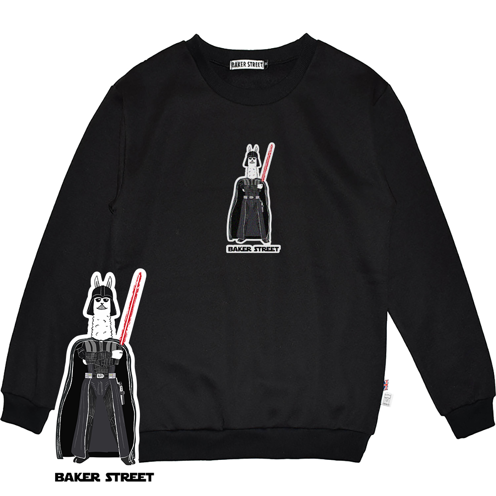 Darthpaca 黑武駝 高磅數長袖圓T