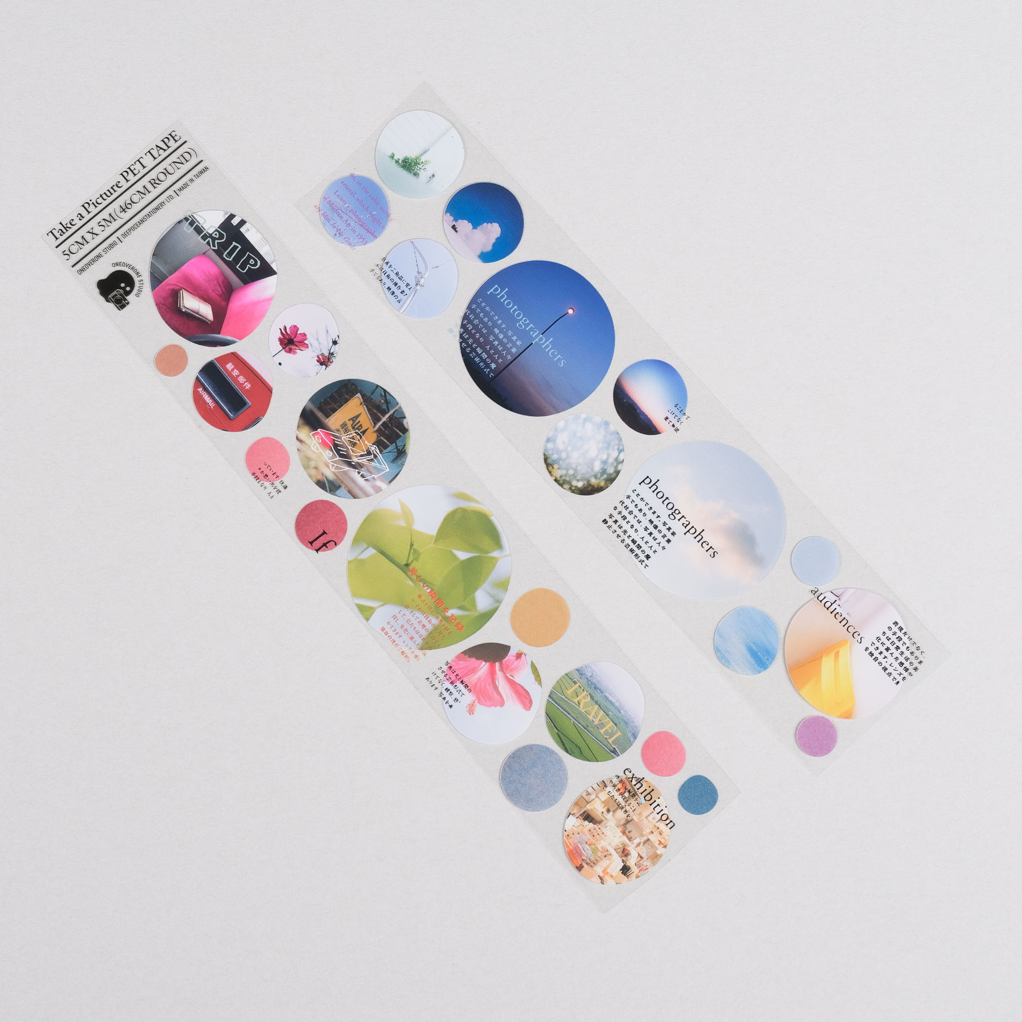 Take a Picture PET膠帶 (亮面/帶離型紙) ｜一分之一工作室 臺灣