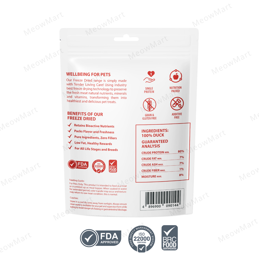 Homey Moments 凍乾鴨肉條 200g (貓狗適用)