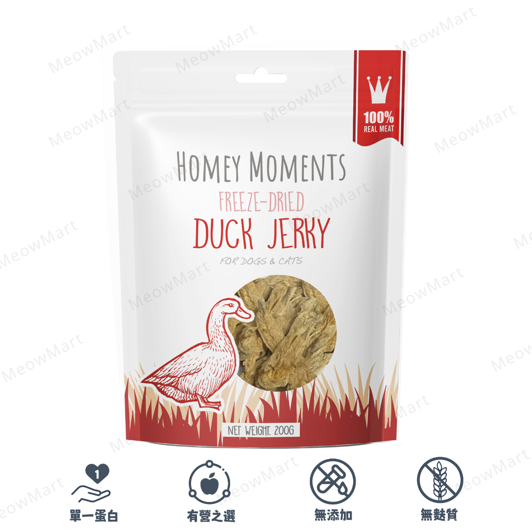 Homey Moments 凍乾鴨肉條 200g (貓狗適用)