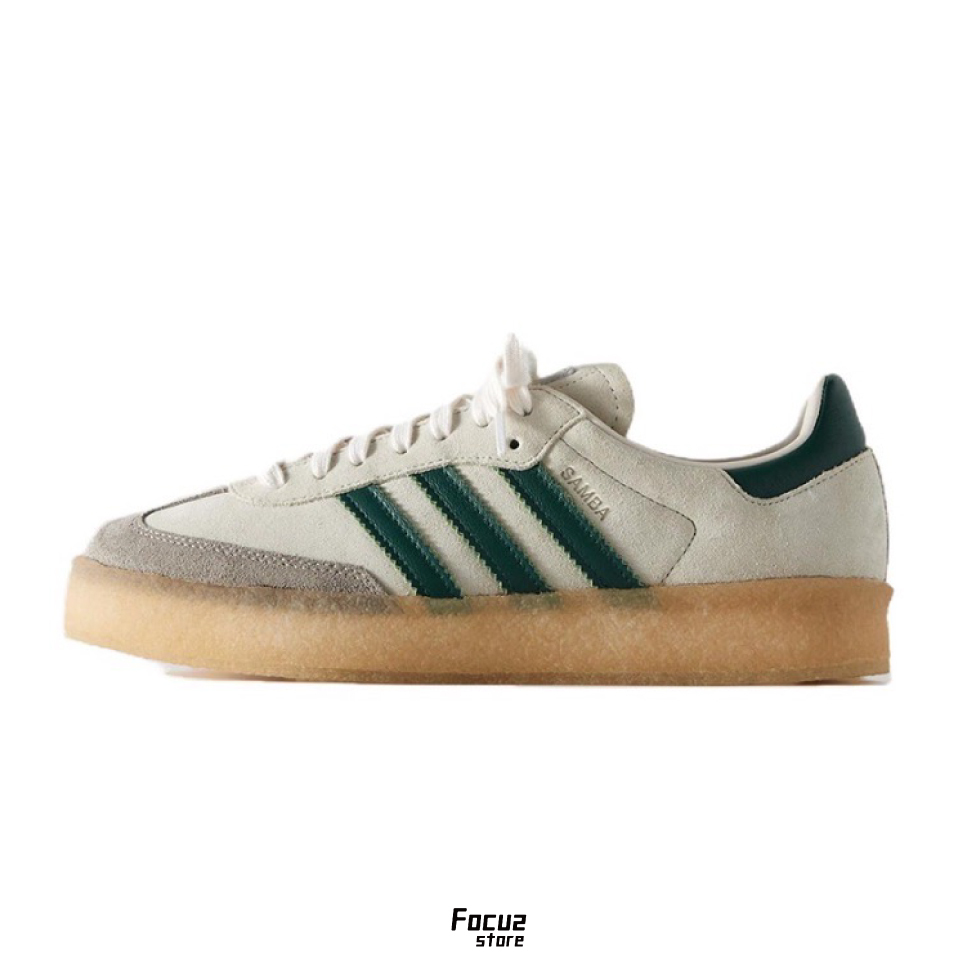 【Focus Store】預購 Ronnie Fieg x Clarks x Adidas Samba "White Green" 四方聯名 ID7297